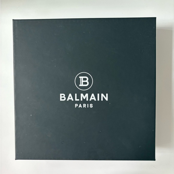 Balmain Noir Belt with Silver Accents - Picture 2 of 7